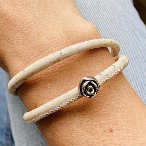 Kurkleer armband | Colza from MI-AMI