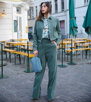 Han pants Muted green from Mon Col Anvers