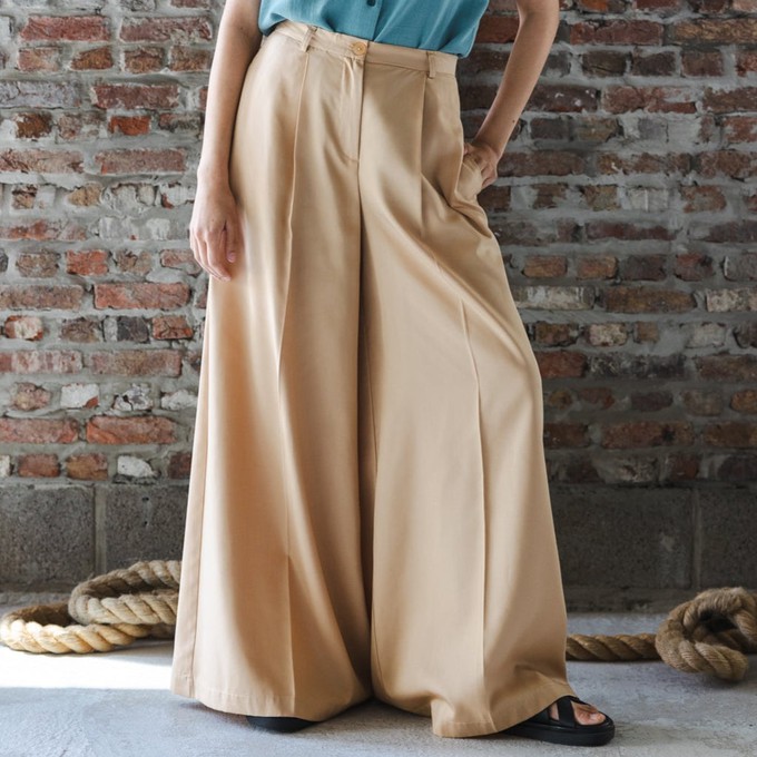 Clay pants Beige from Mon Col Anvers