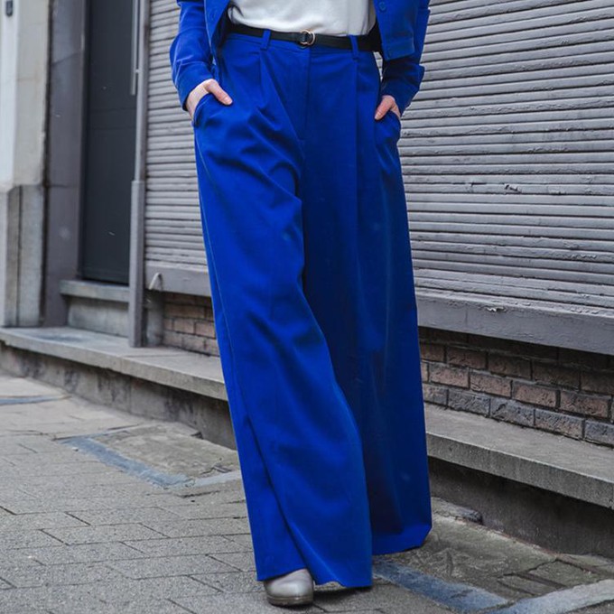 Clay pants Royal blue from Mon Col Anvers