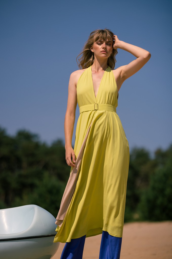 Zenit dress Lime from Mon Col Anvers