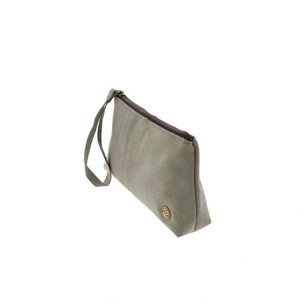 Fiësta - clutch / grote etui van ecoleer - grijsgroen from MoreThanHip