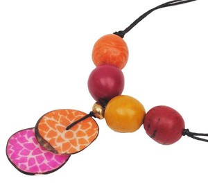 Lotus - verstelbare ketting van tagua - sunset from MoreThanHip