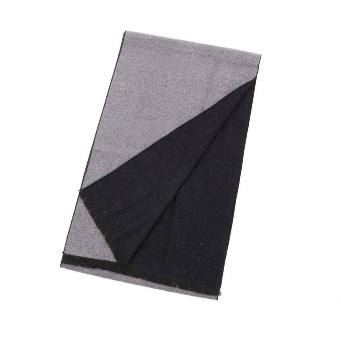 Superzachte smalle bamboe sjaal - FanXing zwart/grijs from MoreThanHip