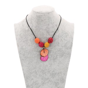 Lotus - verstelbare ketting van tagua - sunset from MoreThanHip