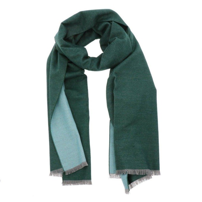 Superzachte brede bamboe sjaal of omslagdoek - WuWen groen/mint from MoreThanHip