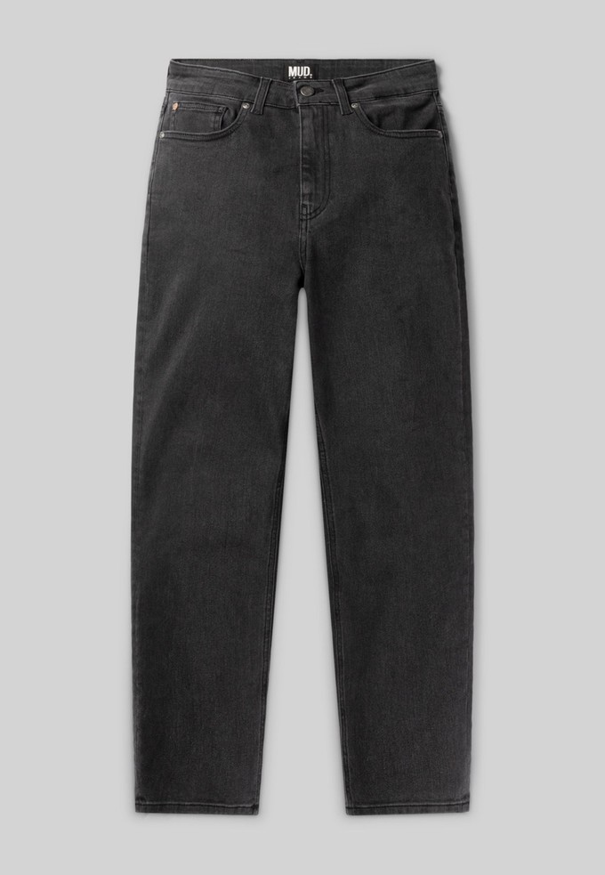 Mams High Tapered - Stone Black from Mud Jeans