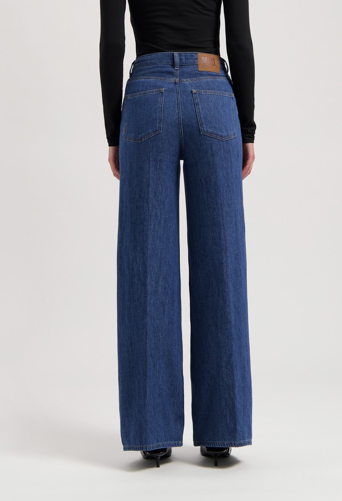 Sara High Loose Flow - Stone Indigo from Mud Jeans