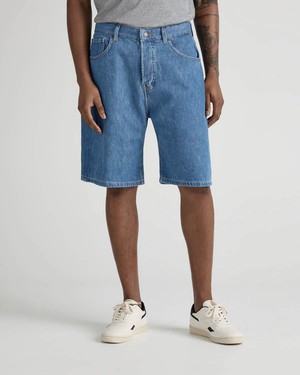 James Denim Short - Medium Stone from Mud Jeans