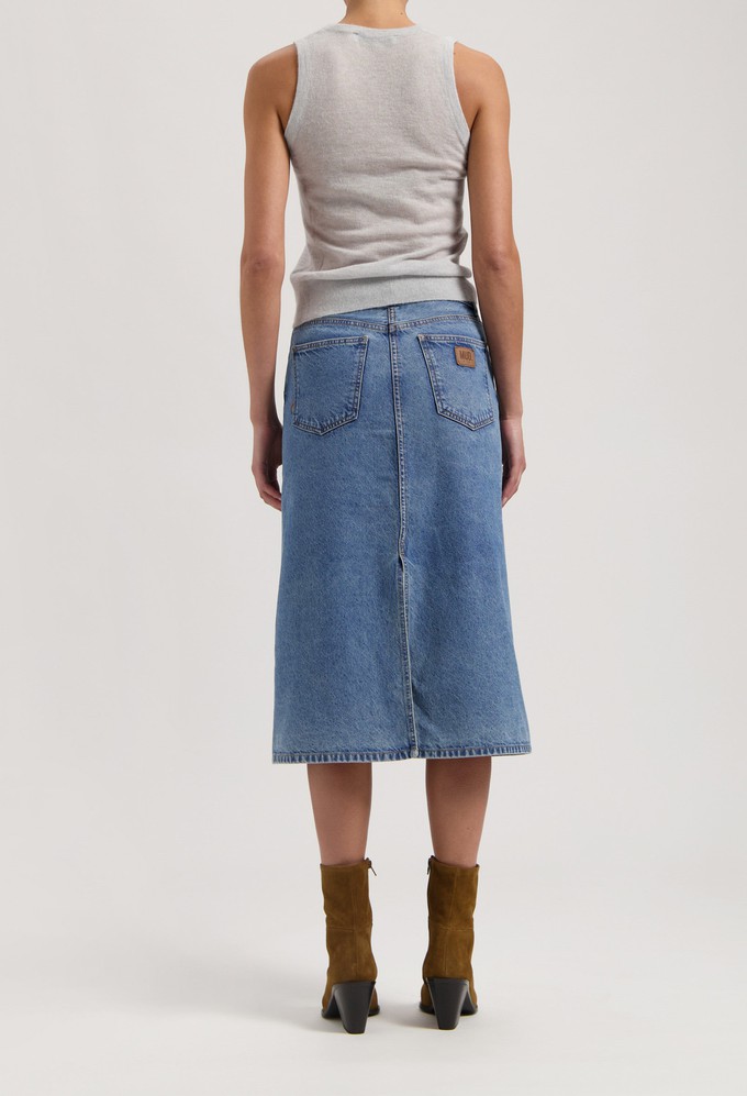 Gwen Mid Skirt - Stone Vintage from Mud Jeans