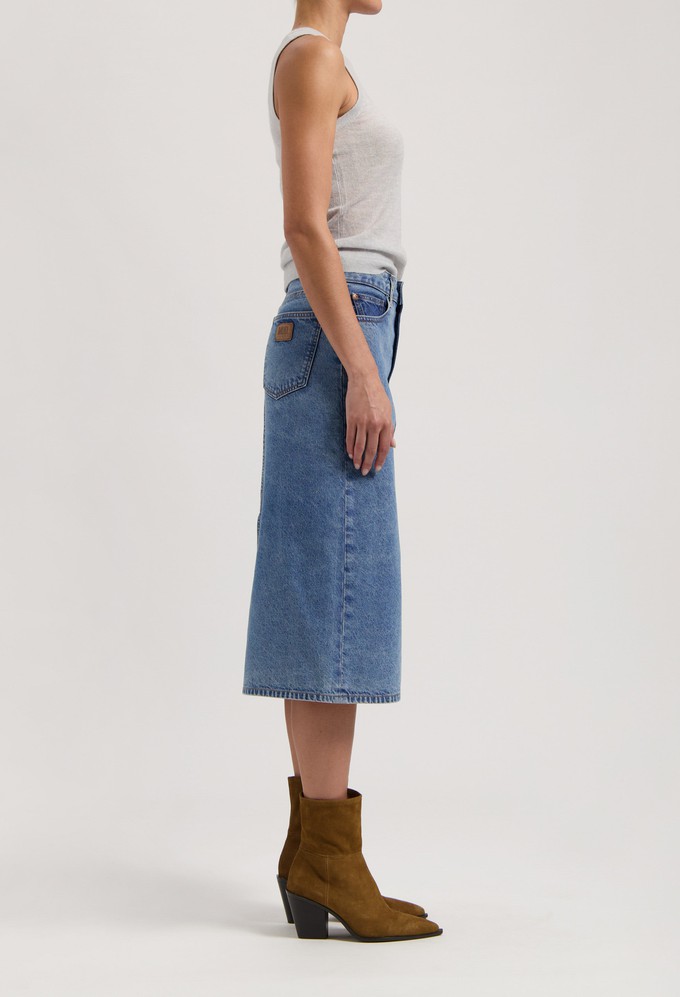 Gwen Mid Skirt - Stone Vintage from Mud Jeans