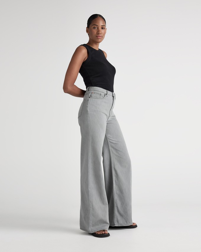 Sara High Loose Flow - Marge Grey from Mud Jeans