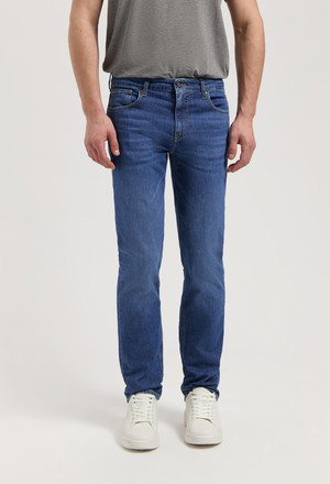 Bryce Mid Straight - Authentic Indigo from Mud Jeans