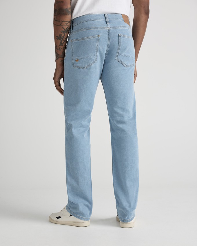 Bryce Mid Straight - Light Stone from Mud Jeans