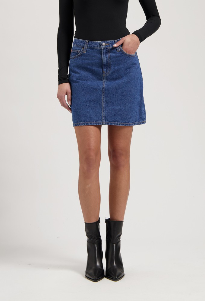 Audry Mini Skirt - Medium Stone from Mud Jeans