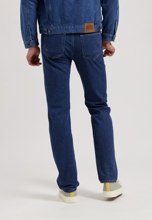 John Mid Straight - Stone Indigo from Mud Jeans