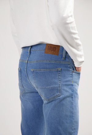 Daily Mid Tapered - Old Stone from Mud Jeans