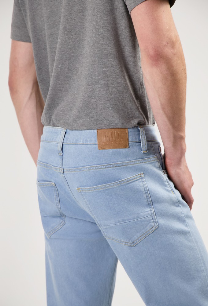 Dunn Low Tapered - Light Stone from Mud Jeans