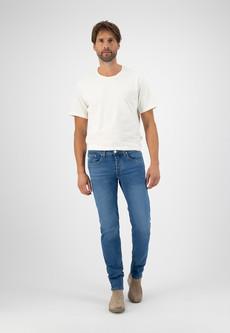 Regular Dunn Stretch - Pure Blue via Mud Jeans