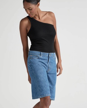 Suzy Mid Short - Medium Stone from Mud Jeans