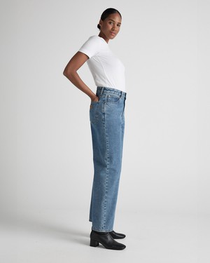 Brooke High Barrel - Stone Vintage from Mud Jeans