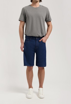 James Denim Short - Stone Indigo from Mud Jeans