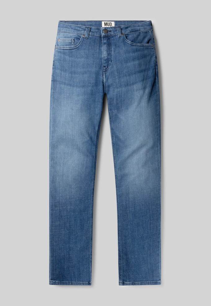 Faye Low Slim - Authentic Indigo from Mud Jeans