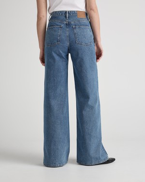 Sara High Loose - Stone Vintage from Mud Jeans