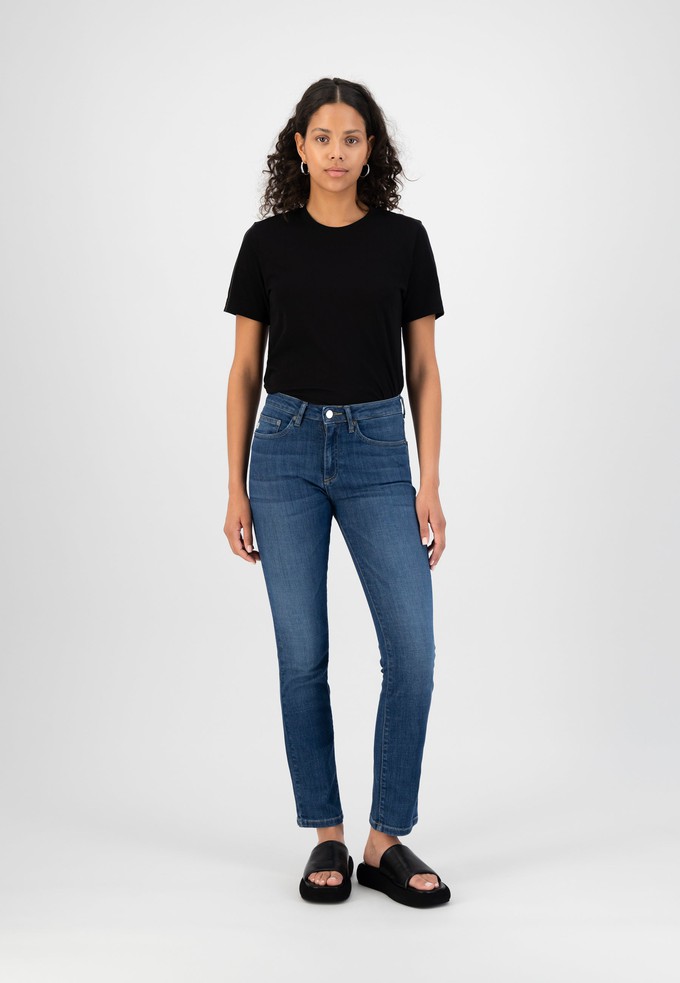 Faye Low Slim - Stone Indigo from Mud Jeans