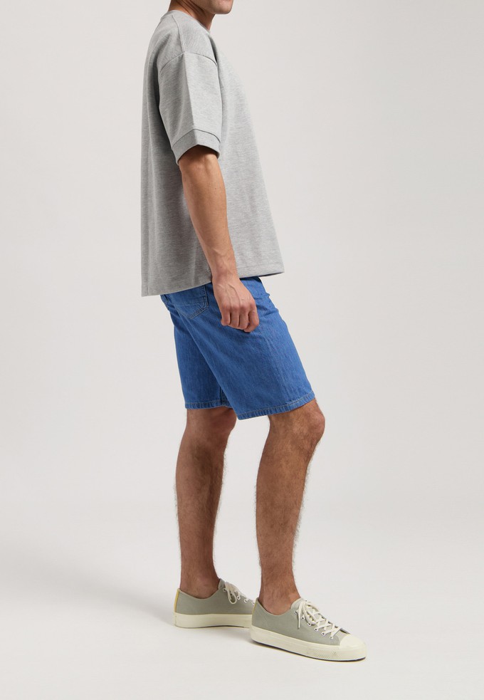 James Denim Short - Medium Stone from Mud Jeans