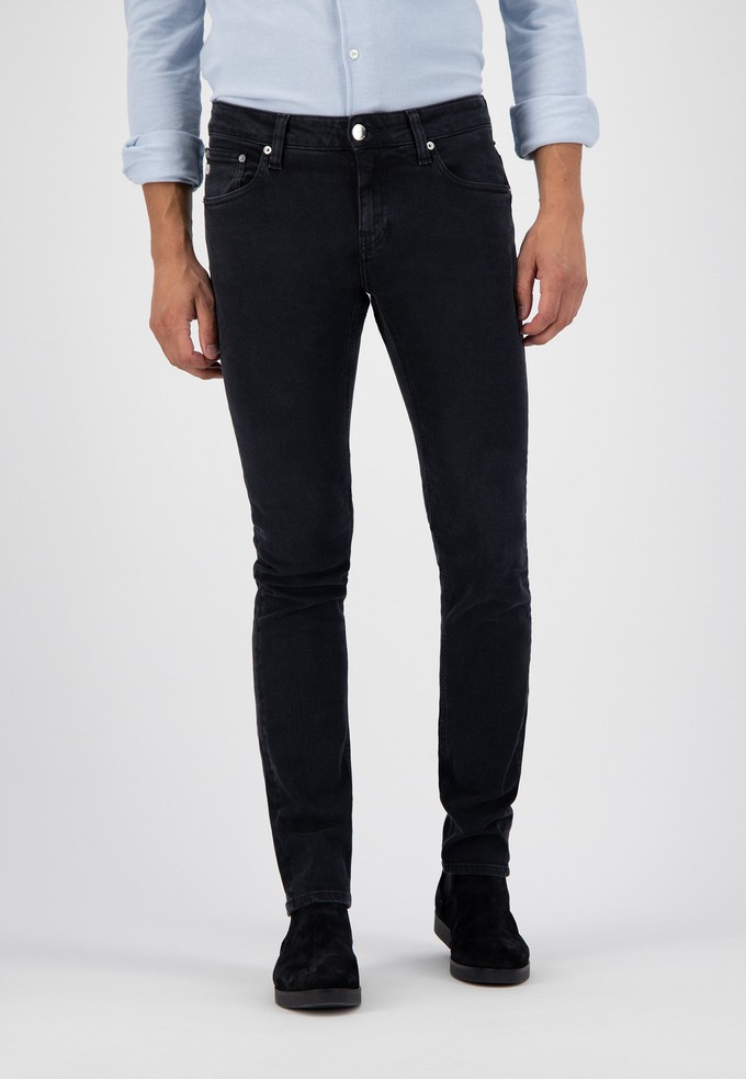 Slim Lassen - Stone Black from Mud Jeans