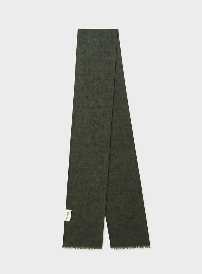 Biodegradable Italian Tencel Neem Green Neck Scarf from Neem London