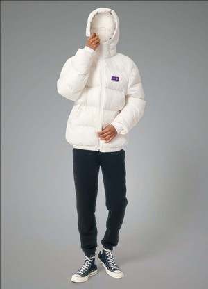 Puffer Jacket with logo from New Habit