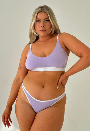 Low-Rise Bikini, Lilac from Not Basics