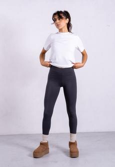 Organic Cotton Leggings, Charcoal via Not Basics