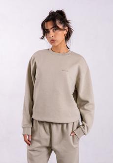 Oversized Sweatshirt, Sage Grey via Not Basics