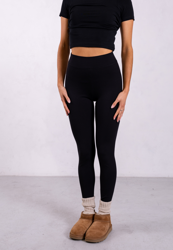 Organic Cotton Leggings, Black from Not Basics