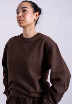 Organic Cotton Sweatshirt, Hot Fudge via Not Basics