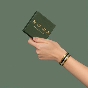 Solid as a Block armband goud ~ goudkleurig from Nowa