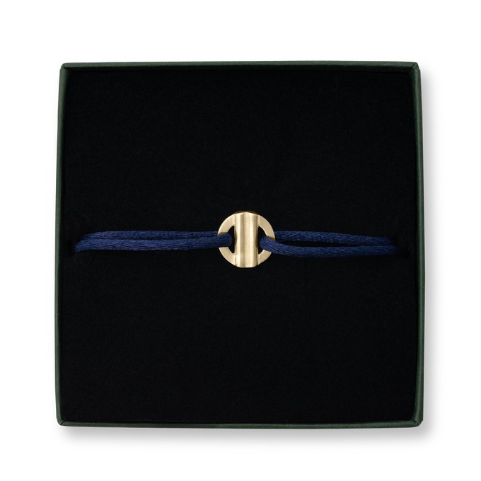 You are Loved armband goud ~ donkerblauw from Nowa