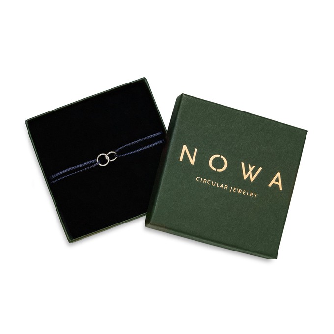 No Waste armband zilver from Nowa