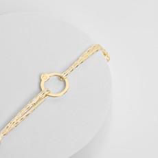 Recycled With Love armband goud via Nowa