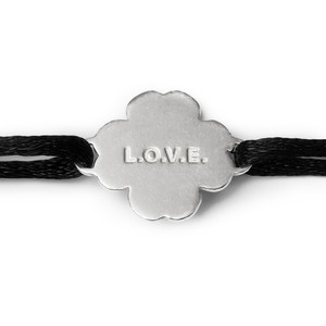 L.O.V.E. You armband zilver from Nowa