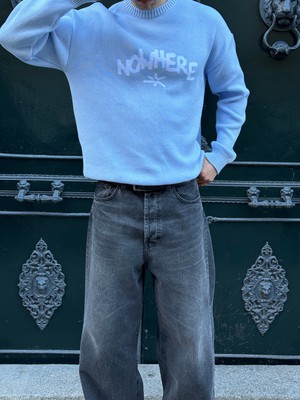 Nowhere baby blue sweater from NWHR