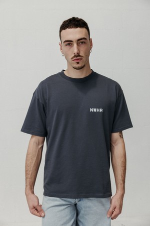 Basic black washed T-shirt from NWHR