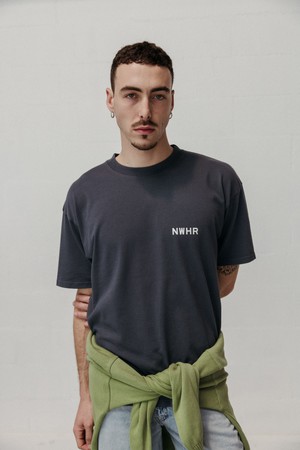 Basic black washed T-shirt from NWHR