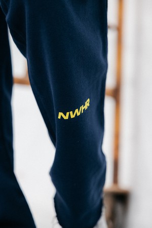 Soft navy trousers from NWHR