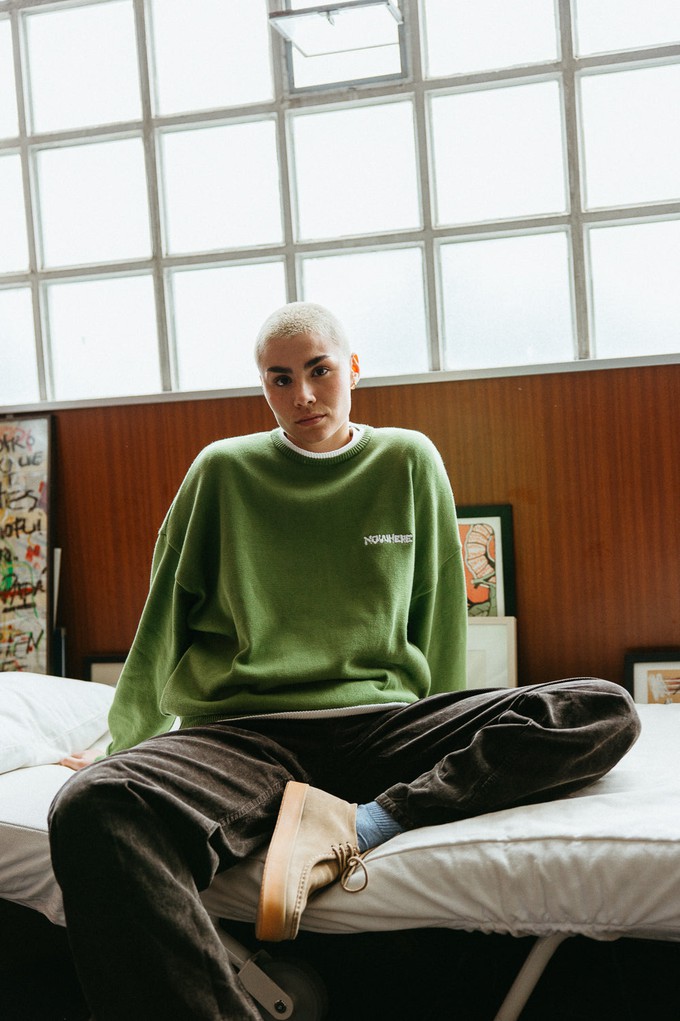 Double Green Sweater from NWHR