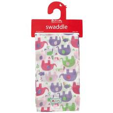 PICCALILLY Swaddle XL Pink Elephant via Olifant en Muis