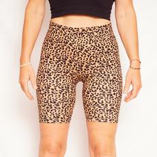 ADULT Leopard Print Speedy Biker I Jungle via Orbasics